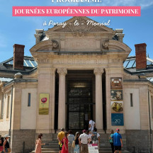 Journées européennes du patrimoine sur le thème “Patrimoine de la photographie”, swipez pour découvrir le programme
Samedi 19 et dimanche 20 septembre
Renseignements au 03 85 81 10 92