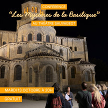 Vous pensiez connaître la basilique de Paray-le-Monial ?
Derrière ses pierres, ses chapiteaux et ses siècles d’histoire se cachent encore bien des mystères…
Cette conférence s'inscrit dans le cycle des "causeries clunisiennes" organisées dans le cadre de la candidature de Cluny et des Sites Clunisiens Européens au patrimoine mondial de l’UNESCO, dont 8 édifices du Charolais-Brionnais sont engagés.
Mardi 13 octobre
20h
Théâtre Sauvageot, Paray-le-Monial
Gratuit, sans réservation